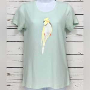 J. Crew ~ Collector Tees ~ Cockatiel Tee Shirt